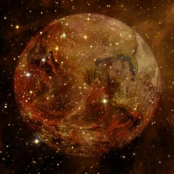 Beautiful view of earth from space. Elements of this image furnished by NASA 写真素材