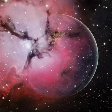 Beautiful view of earth from space. Elements of this image furnished by NASA Фото