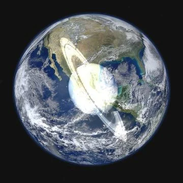 Beautiful view of earth from space. Elements of this image furnished by NASA Foto stock