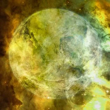 Beautiful view of earth from space. Elements of this image furnished by NASA 写真素材