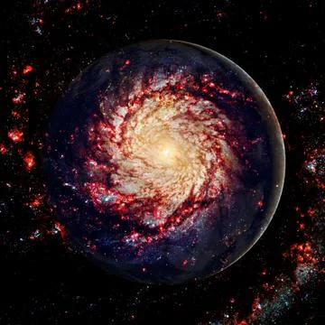 Beautiful view of earth from space. Elements of this image furnished by NASA 写真素材