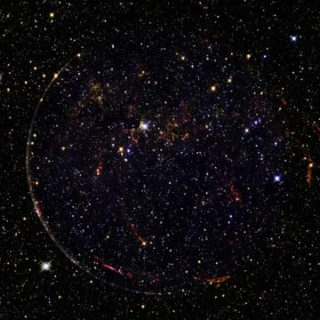 Beautiful view of earth from space. Elements of this image furnished by NASA Stock Photos