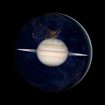 Beautiful view of earth from space. Elements of this image furnished by NASA Foto stock