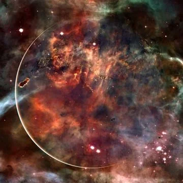 Beautiful view of earth from space. Elements of this image furnished by NASA 写真素材