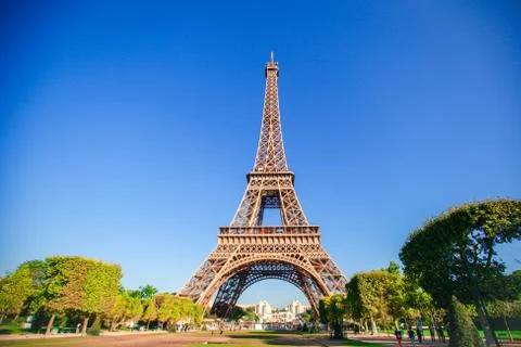 Beautiful view of Eiffel Tower in Paris 스톡 사진