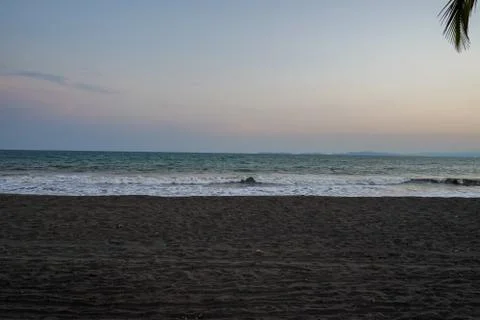 Beautiful view of the empty beach due to the quarantine Stock Photos