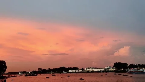 Beautiful view at evining. Stock Footage 276607183