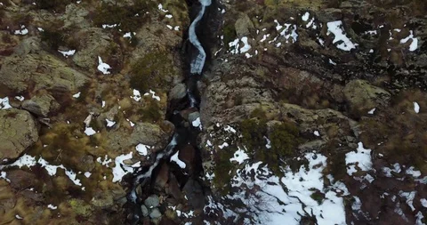 Beautiful view of the falls Stock Footage 98149067