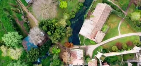 Beautiful view forest with drone Stock Footage 272315220