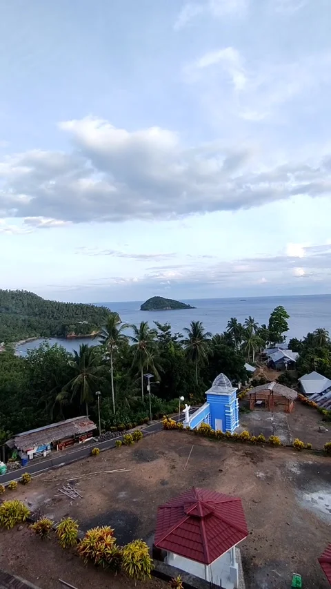 Beautiful View with GOD bless Video stock 185272829