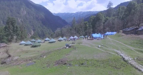 Beautiful view of Himalayas. Stock Footage 112043089