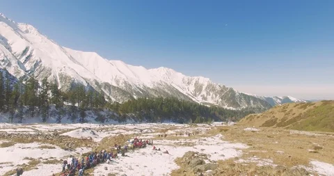 Beautiful view of Himalayas Stock Footage 112044201