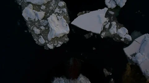 Beautiful view of ice Antarctica Stock Footage 89612203