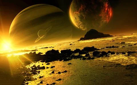 Beautiful view Stock Illustration