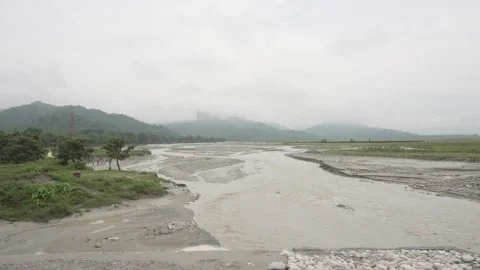 Beautiful view from inside the train. Video stock 249837675