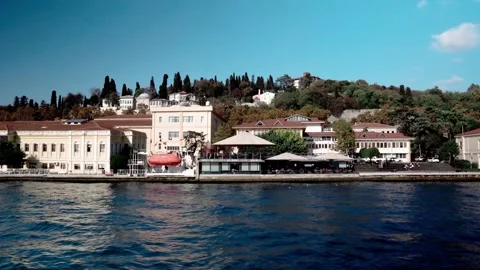 Beautiful view of Istanbul from the deck of a ship Video stock 281641144