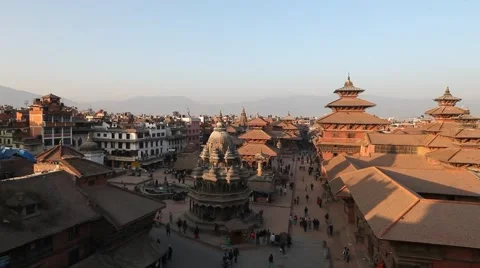 Beautiful view of Kathmandu Stock Footage 59763134