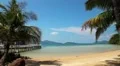 Beautiful view of the Koh Wai island in Thailand HD Footage