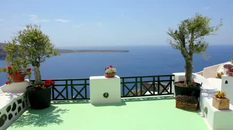 Beautiful View of Mediterranean Seascape Stock Footage 24634098