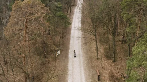 Beautiful view of mother walking with her child. Stock Footage 127166312