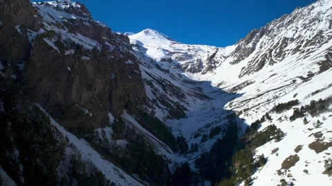 Beautiful view of Mount Elbrus and Terskol Peak. Stock Footage 274103533