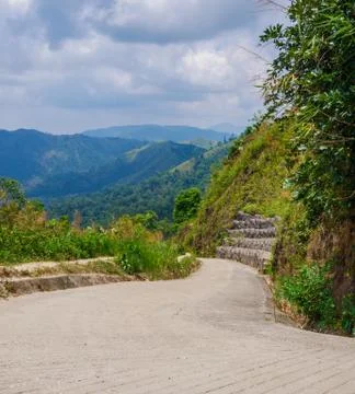 Beautiful view from  mountain Stock Photos