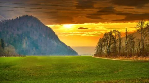 Beautiful view mountain Stock Photos