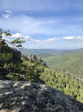 Beautiful view from the mountain Foto stock