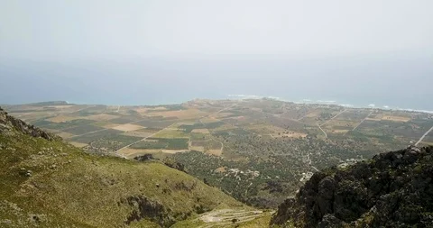 Beautiful view of the mountains from a bird's flight Stock Footage 101513252