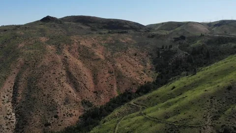 Beautiful view of the mountains from the drone 스톡 동영상 243327407