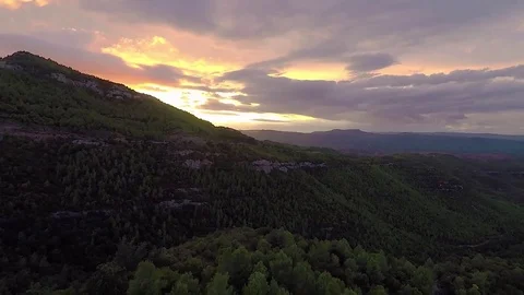 A beautiful view  to the mountains Video stock 82722010