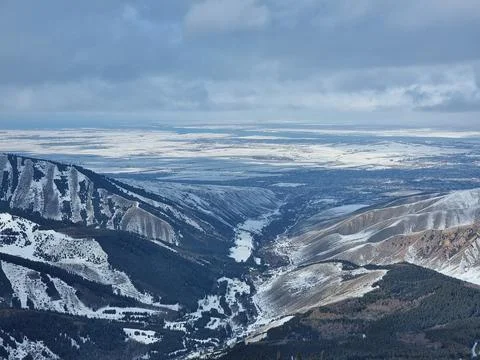 Beautiful view of the mountains Stock Photos
