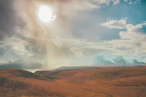 Beautiful view of the mountains Stock Photos
