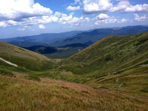 Beautiful view near Hoverla Stock Photos
