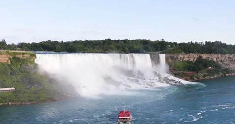 Beautiful view of Niagara Falls Stock Footage 257367156