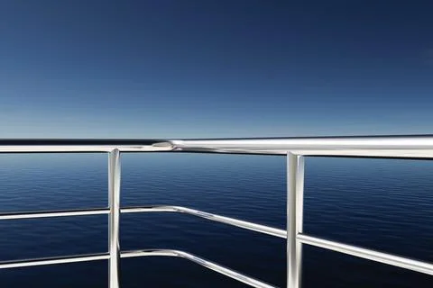 Beautiful view of the ocean Illustrazione stock