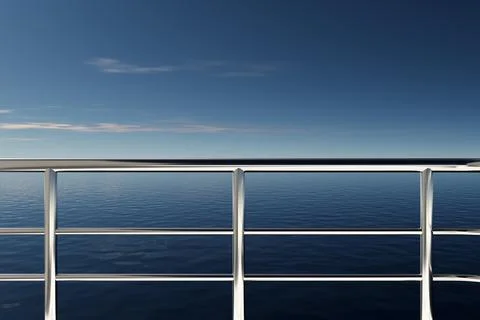 Beautiful view of the ocean Illustrazione stock