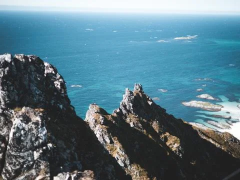 Beautiful View of Ocean Stock Photos