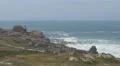 A beautiful view of the ocean's shore, Porto 4k or 4k+ Resolution