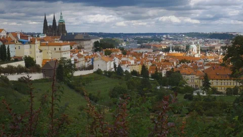 Beautiful view of the old town Stock Footage 117678171