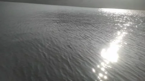 Beautiful view of river side island. Stock Footage 325875736