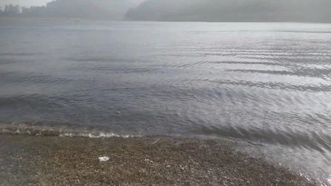 Beautiful view of river side island. Stock Footage 326213467