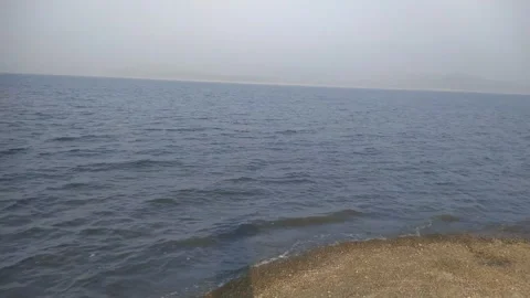 Beautiful view of river view lake island. Stock Footage 326213693
