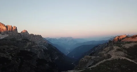 Beautiful view of the road in mountains Stock Footage 129169740