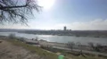 Beautiful view of Sava River in Belgrade, Serbia 4k or 4k+ Resolution