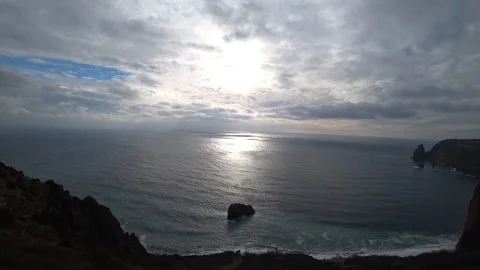 Beautiful view of the seashore Stock Footage 100249070