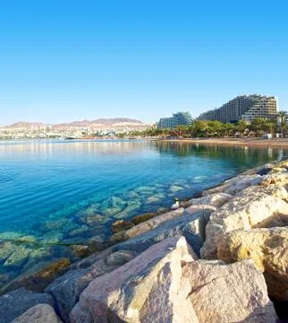 Beautiful view of seashore Stock Photos