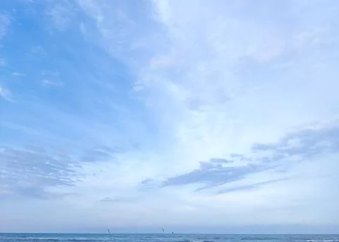 Beautiful view of the sky with clouds Foto stock