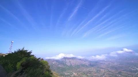 Beautiful view of the sky Stock Footage 90843546