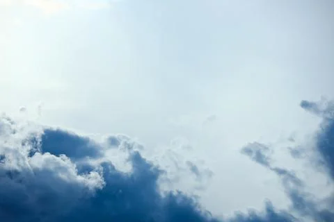 Beautiful view of sky with grey clouds Stock Photos